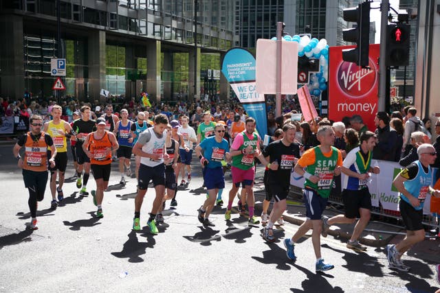 <p>More than 50,000 people will jog the 26.2 mile journey</p>