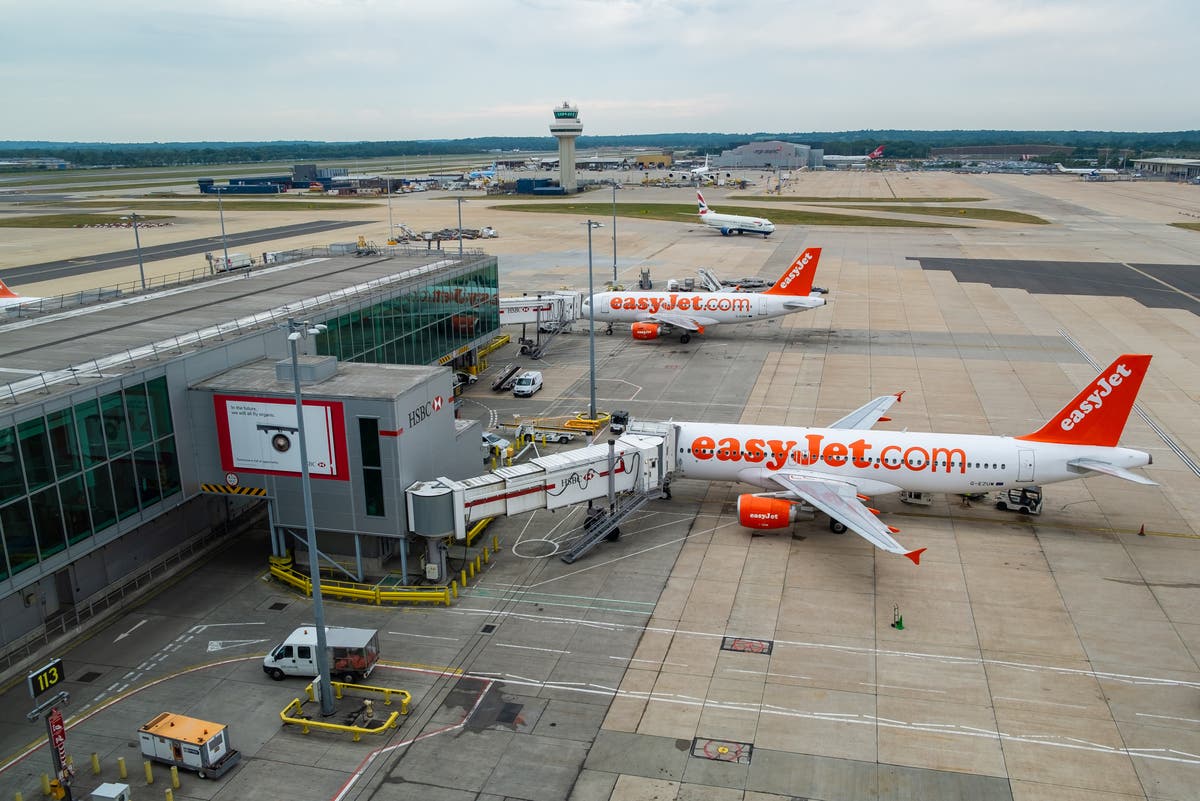 Threat of no food or drink on Gatwick easyJet and TUI flights as Unite catering workers announced strike