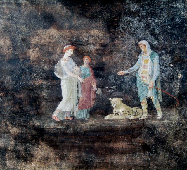 Italy Pompeii Frescoes