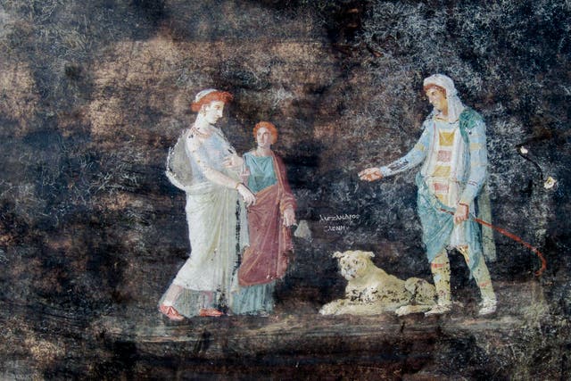 Italy Pompeii Frescoes