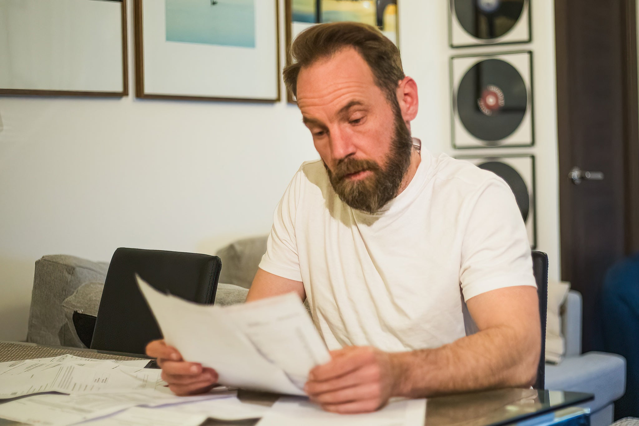 <p>Jamie discovered an HSBC current account with an overdraft of £5,000 had been opened in his name and maxed out </p>