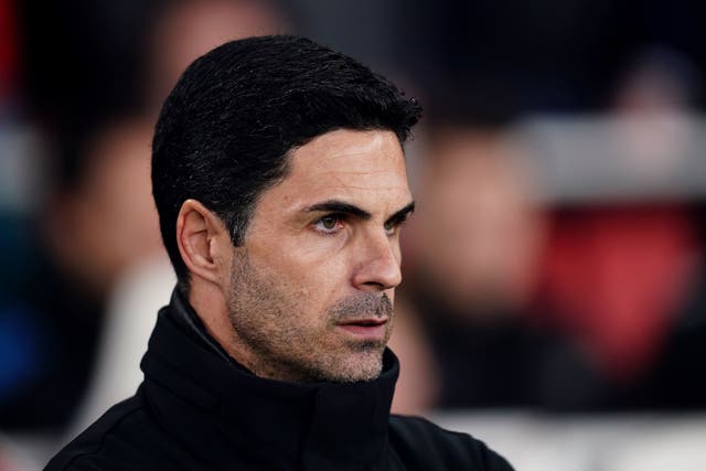 Mikel Arteta credited his side for dealing with an “emotional” Champions League encounter with Bayern Munich (John Walton/PA)