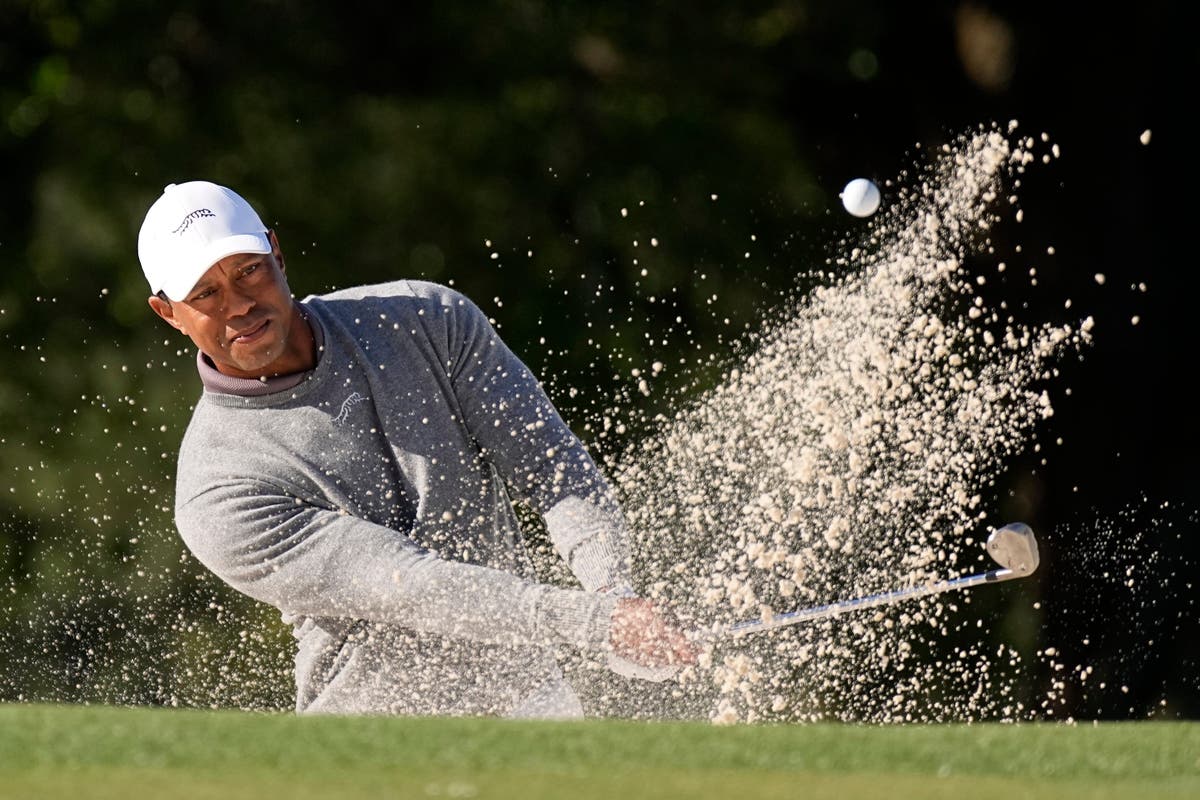 Tiger Woods makes difficult start to marathon second day at Augusta