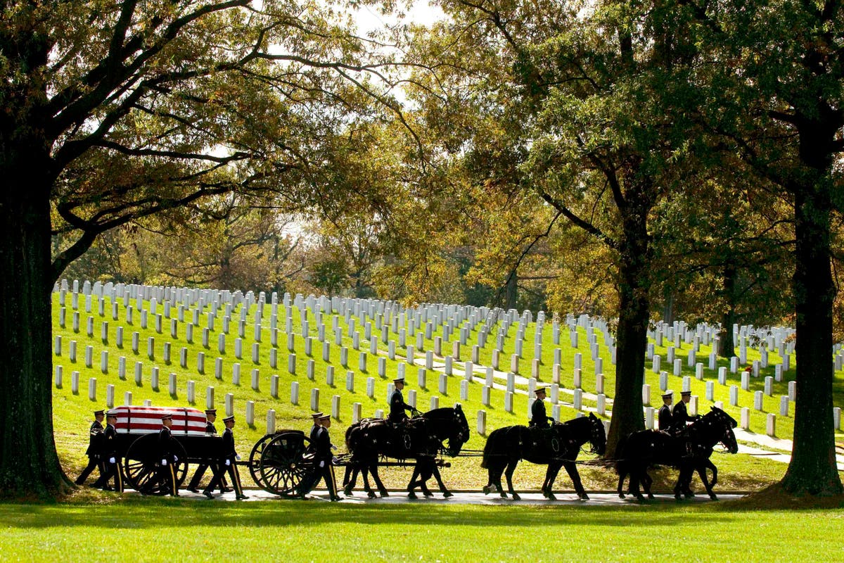 The return of horse-drawn caissons to Arlington National Cemetery is delayed for at least months