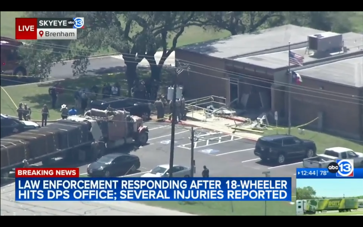 Multiple serious injuries reported after vehicle rams into Texas public safety office