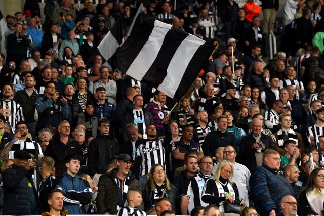 Newcastle have launched an initiative to allow deaf fans to ‘feel’ the St James’ Park atmosphere (Martin Rickett/PA)