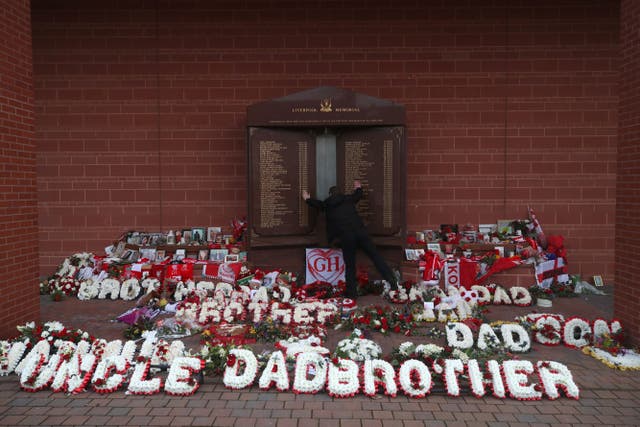 The Hillsborough Memorial (Nick Potts/PA)