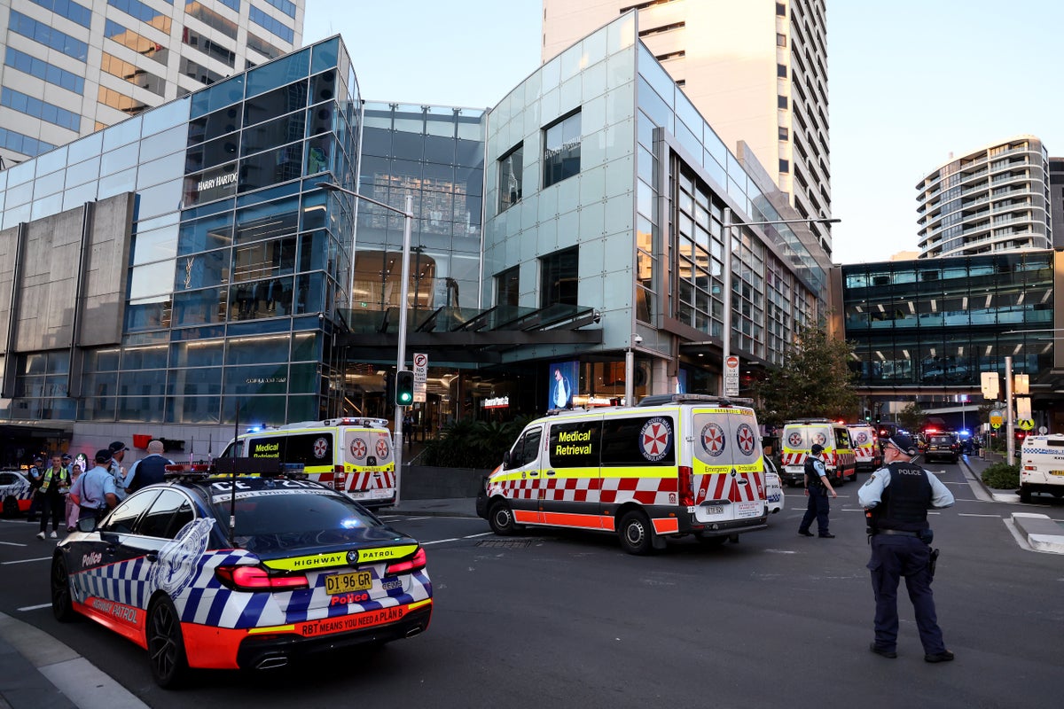 Watch live as Australian police give update after man shot and multiple stabbings at Sydney Westfield