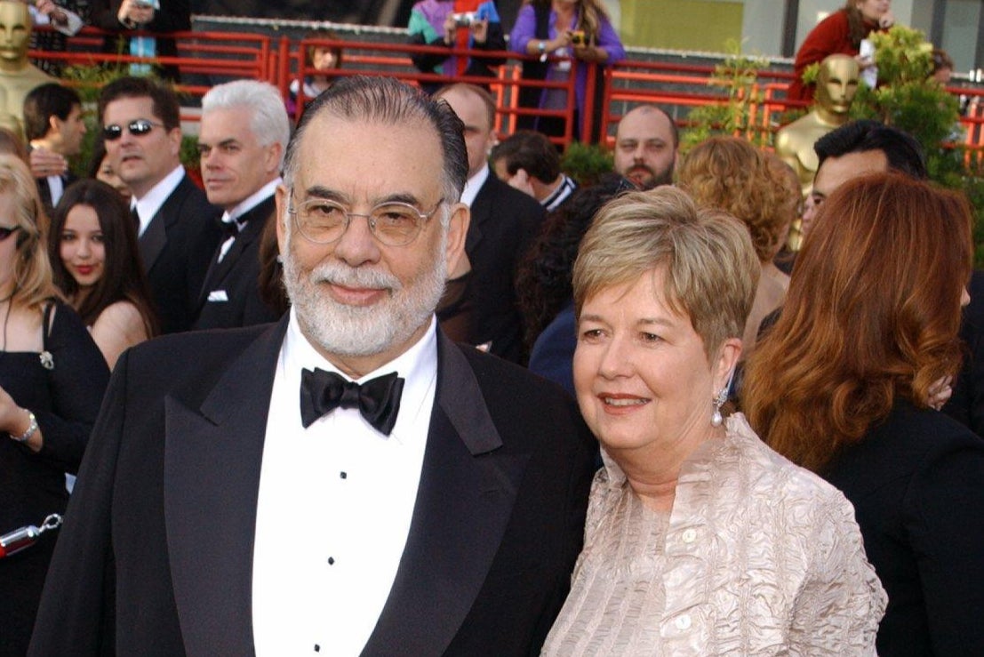 Francis Ford Coppola and Eleanor at the Oscars in 2004