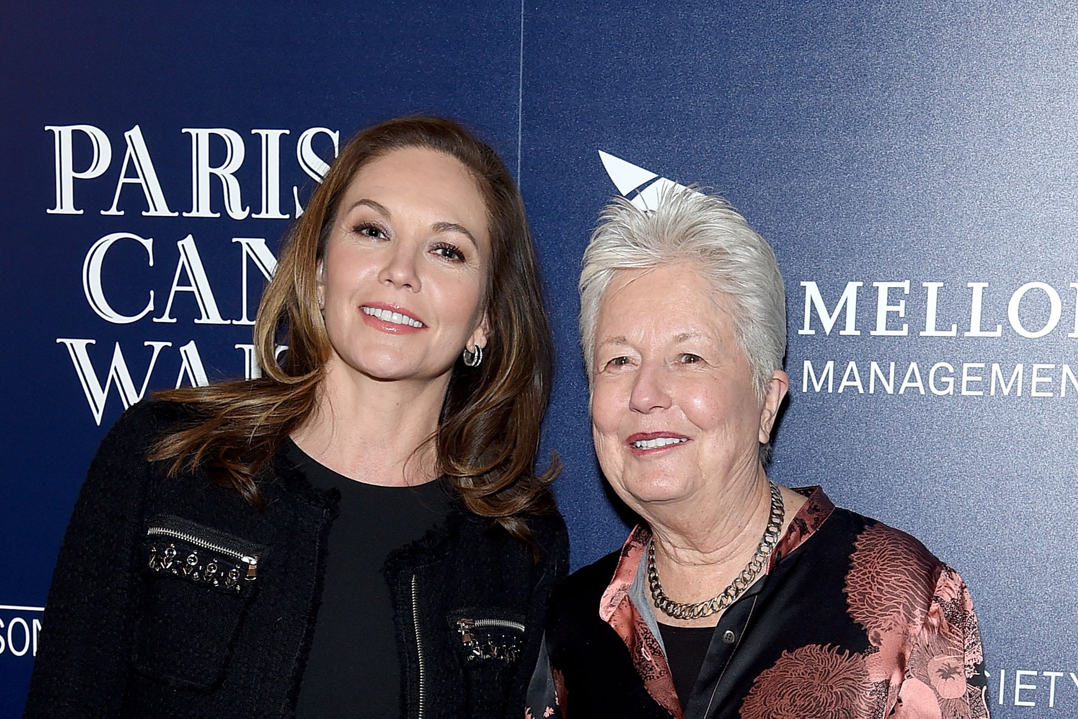 Diane Lane and director Eleanor Coppola pictured together in 2017