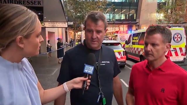 <p>Man’s desperate attempt to save mother and baby stabbed in Sydney mall attack.</p>