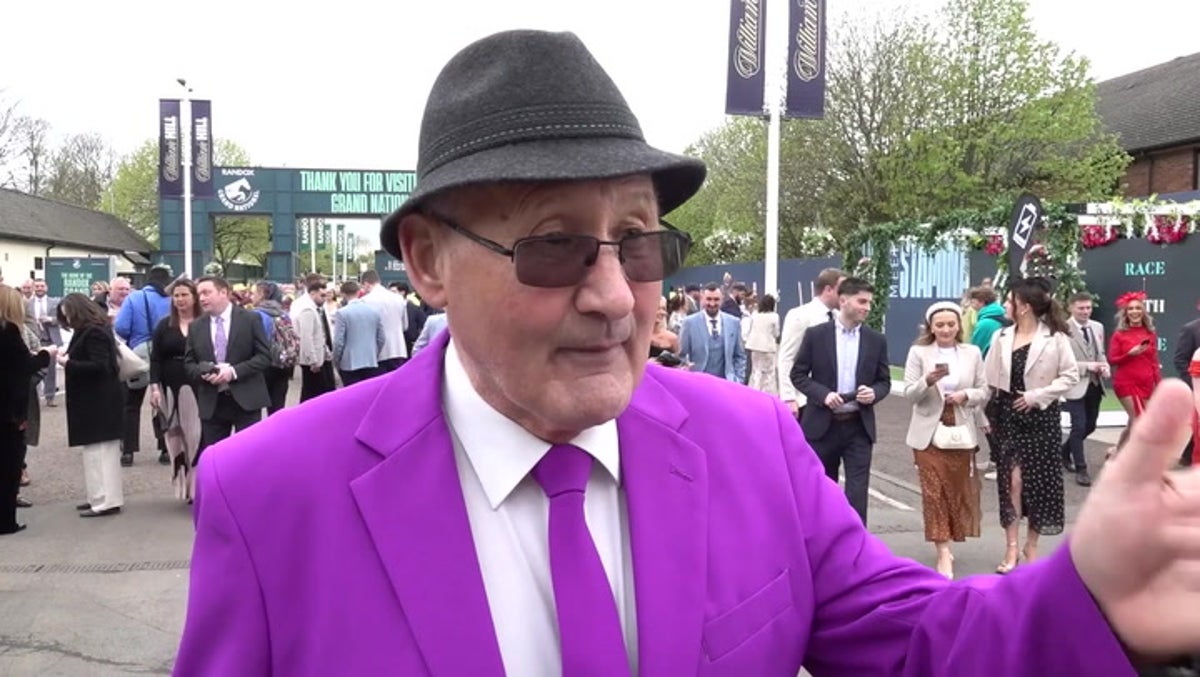 Man, 77, ‘on the lash’ at first trip to Grand National gives betting tips