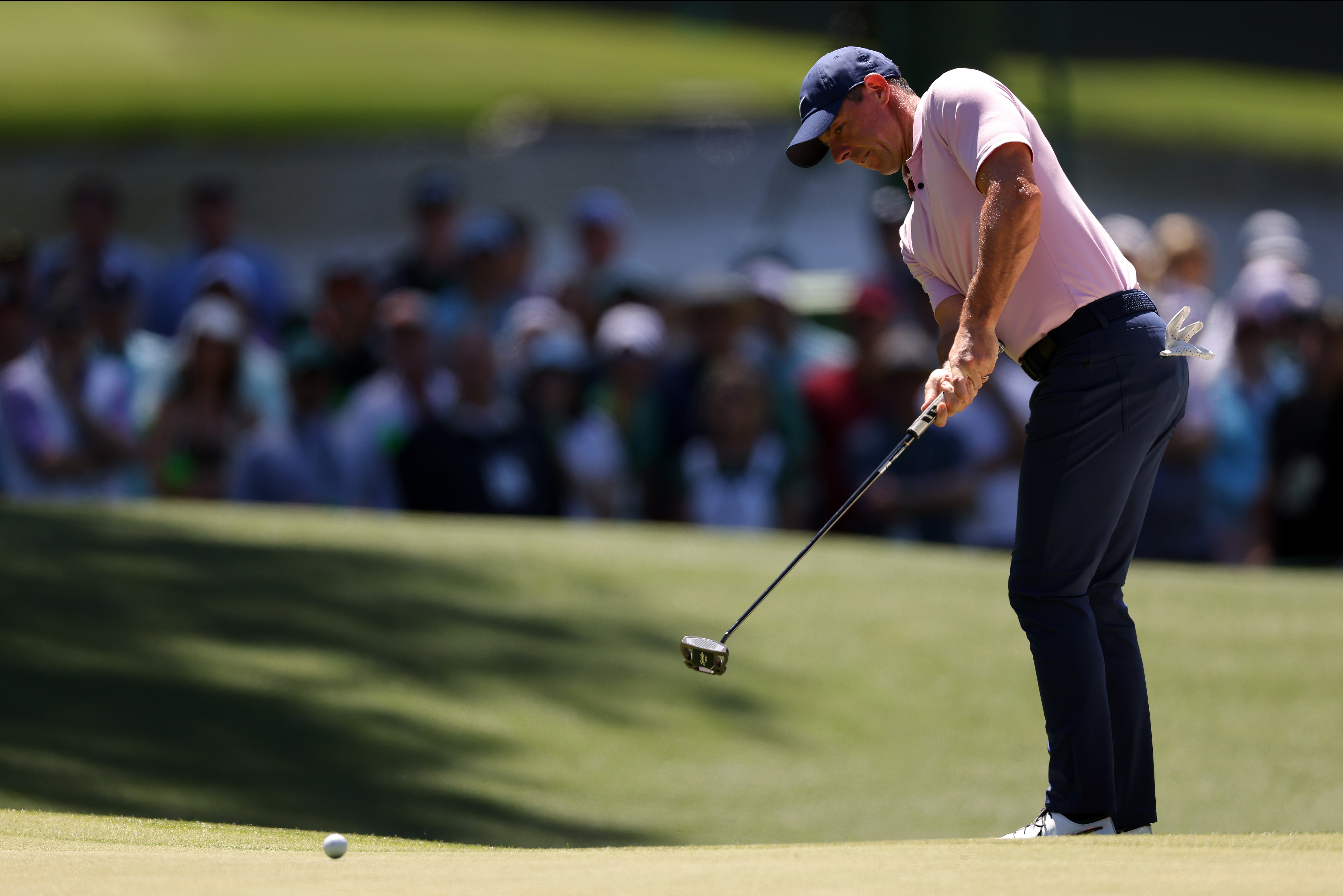 Rory McIlroy missed a few birdie opportunities during his third round