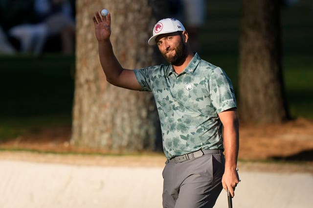 Defending champion Jon Rahm carded a third round of 72 in the 88th Masters (Charlie Riedel/AP)