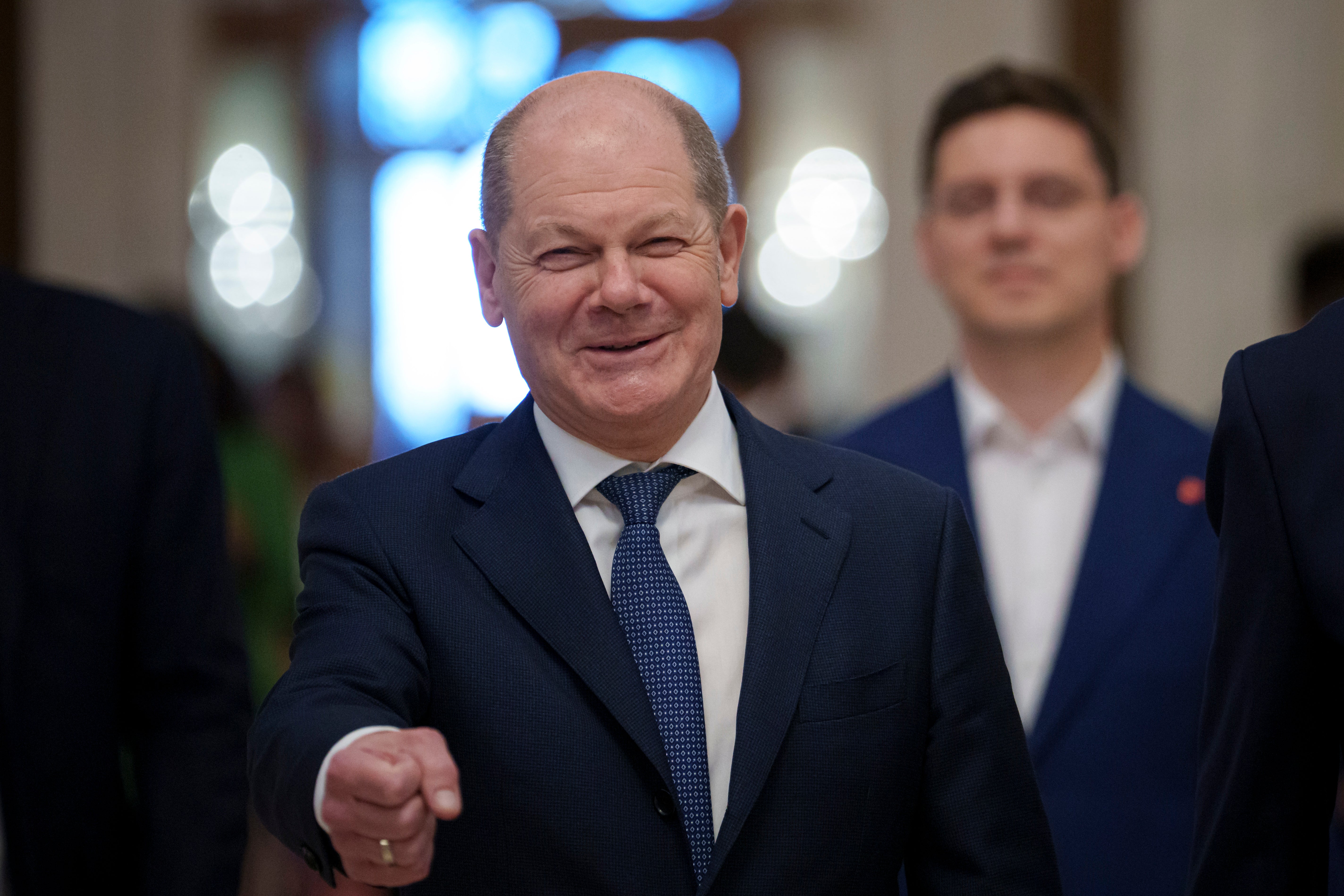 Olaf Scholz travelled to China on Sunday amid growing tensions