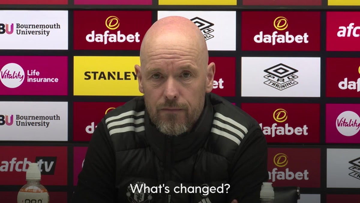 Watch: Erik ten Hag storms out of Manchester United press conference and refuses to answer question