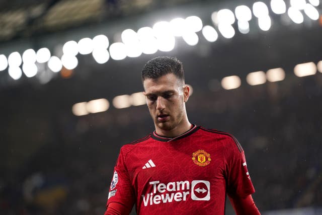 Diogo Dalot admits United players cannot shirk responsibility (Bradley Collyer/PA)