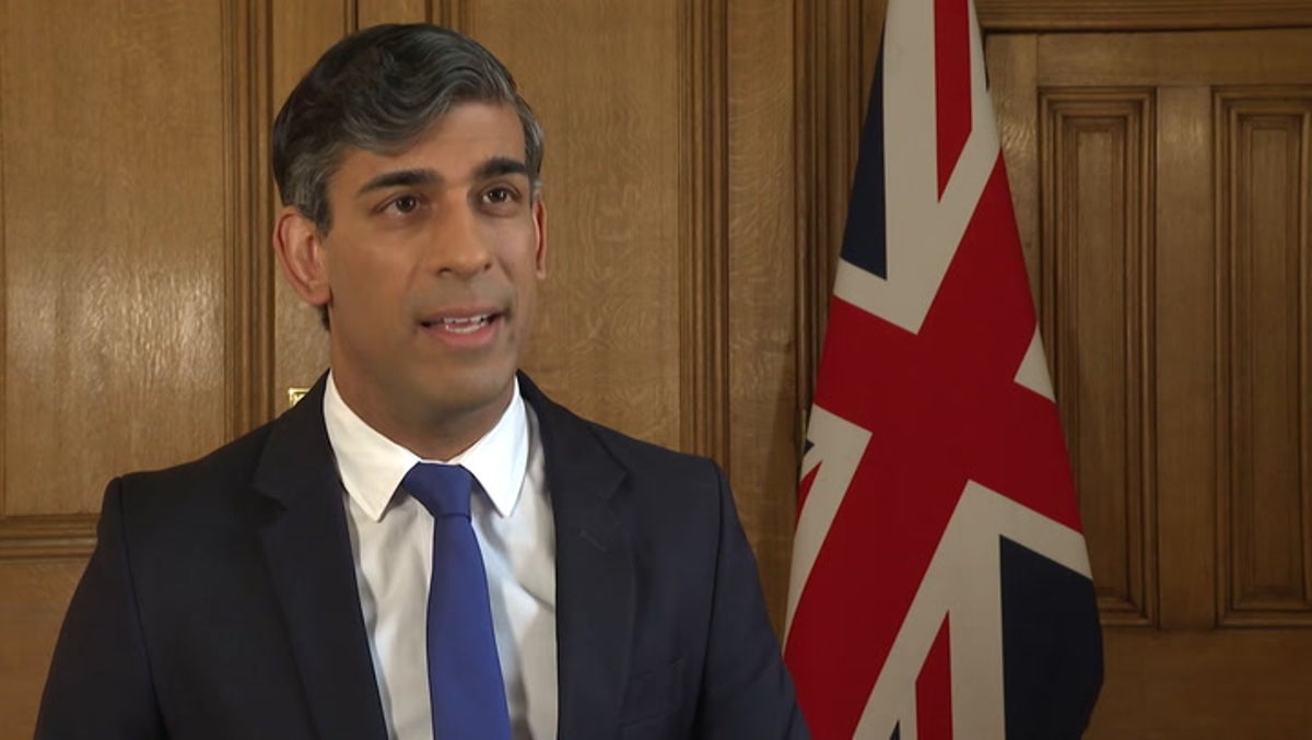 Watch: Rishi Sunak confirms RAF shot down ‘a number’ of Iranian attack drones overnight