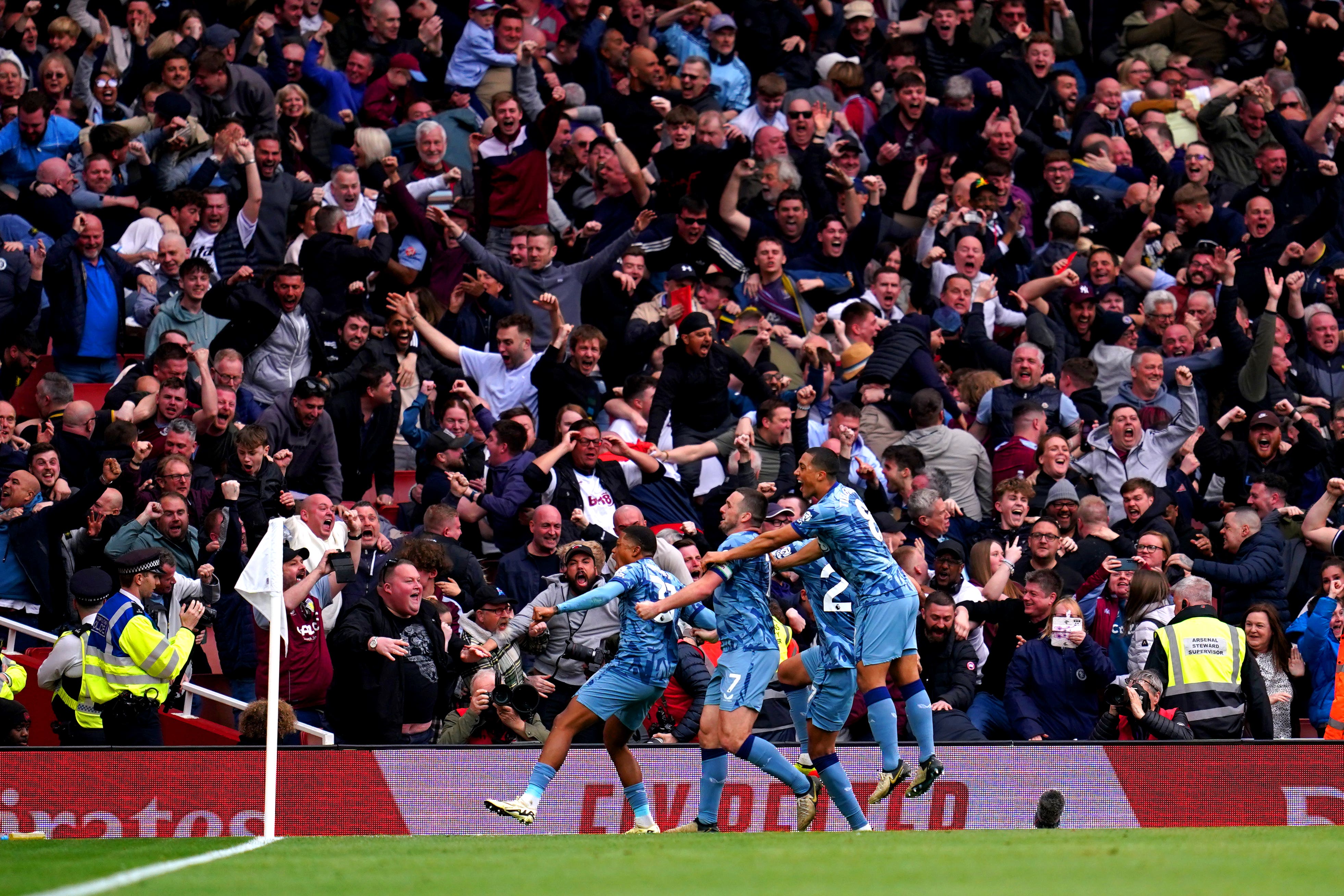 Arsenal suffered a major setback in last year’s title race with a 2-0 loss at home to Aston Villa