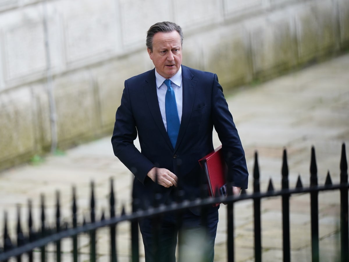 Iran has suffered ‘double defeat’ after failed attack on Israel, says Cameron