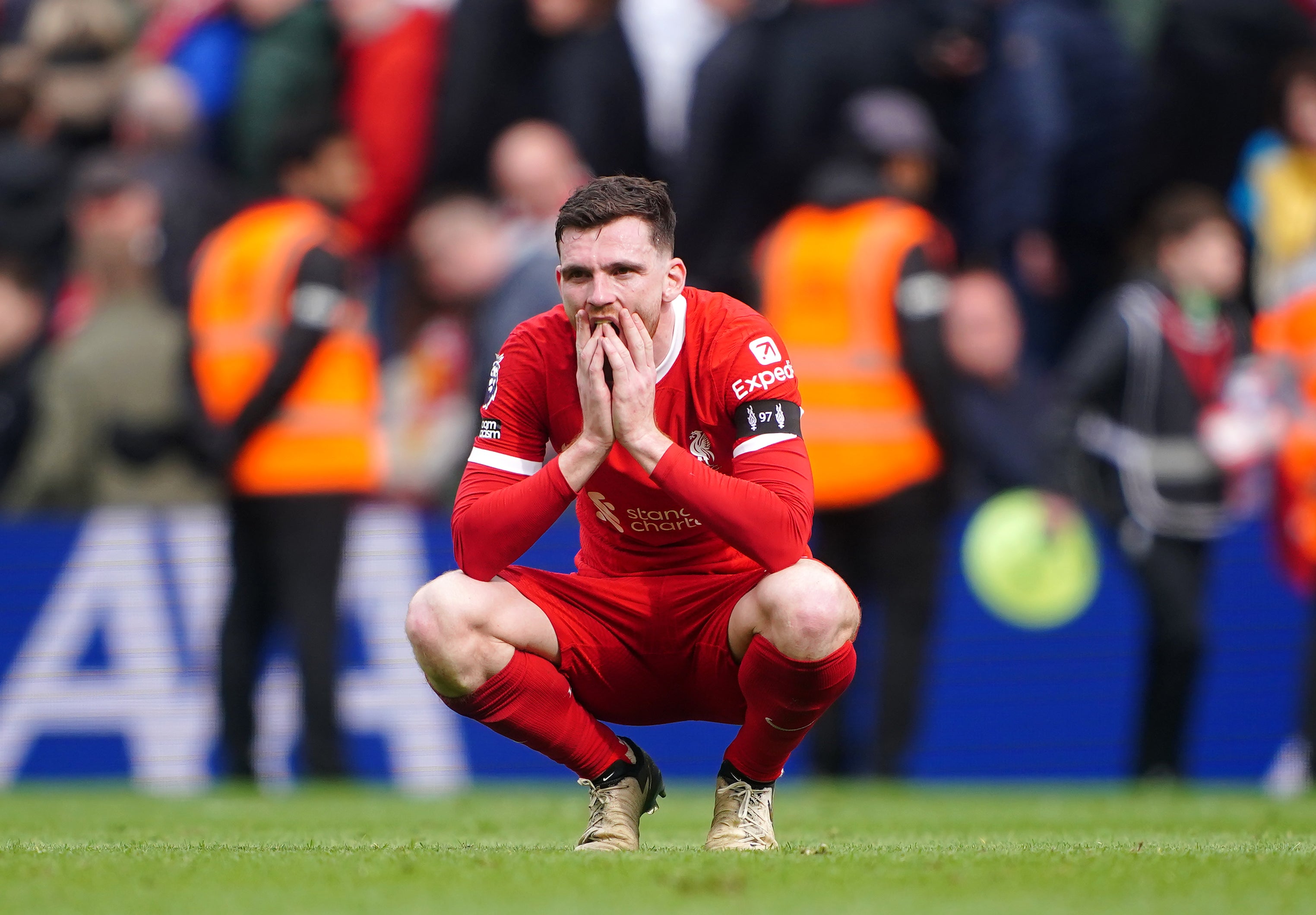 Andy Robertson believes Liverpool have to be flawless to stay in the title race