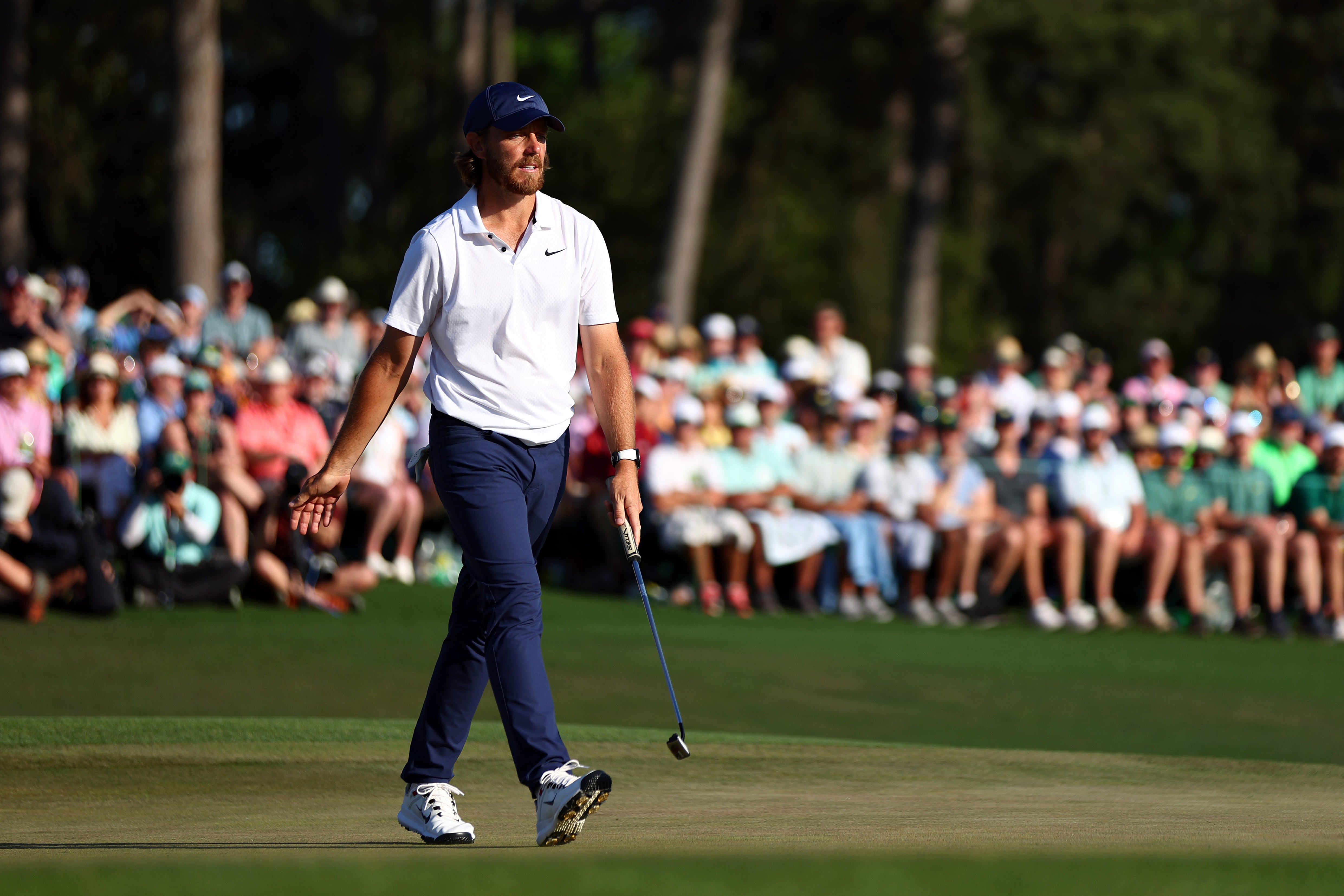 Tommy Fleetwood finished tied for third at Augusta