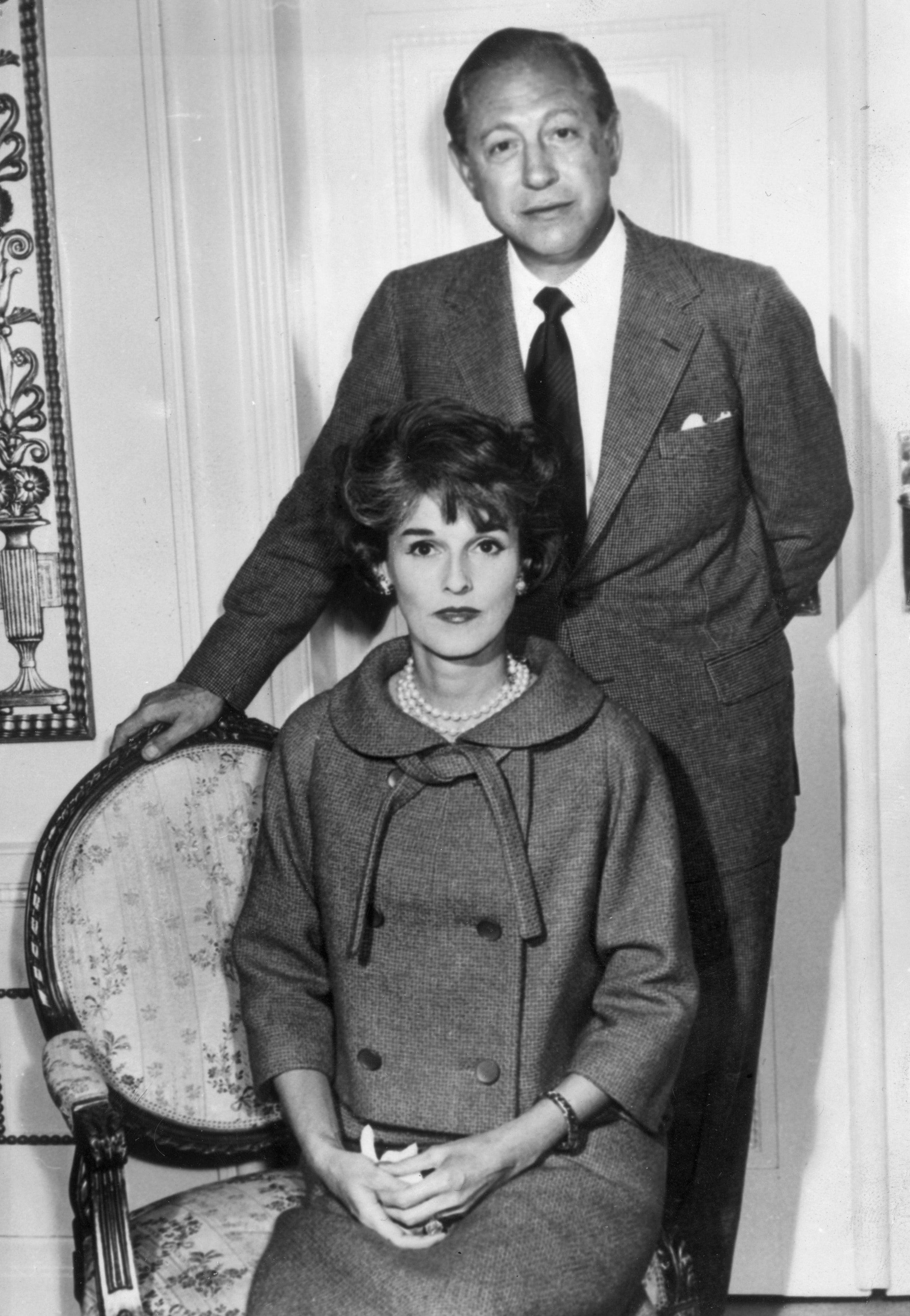 High society: Capote described Babe Paley, pictured with husband Bill, as “the most beautiful woman of the 20th century"
