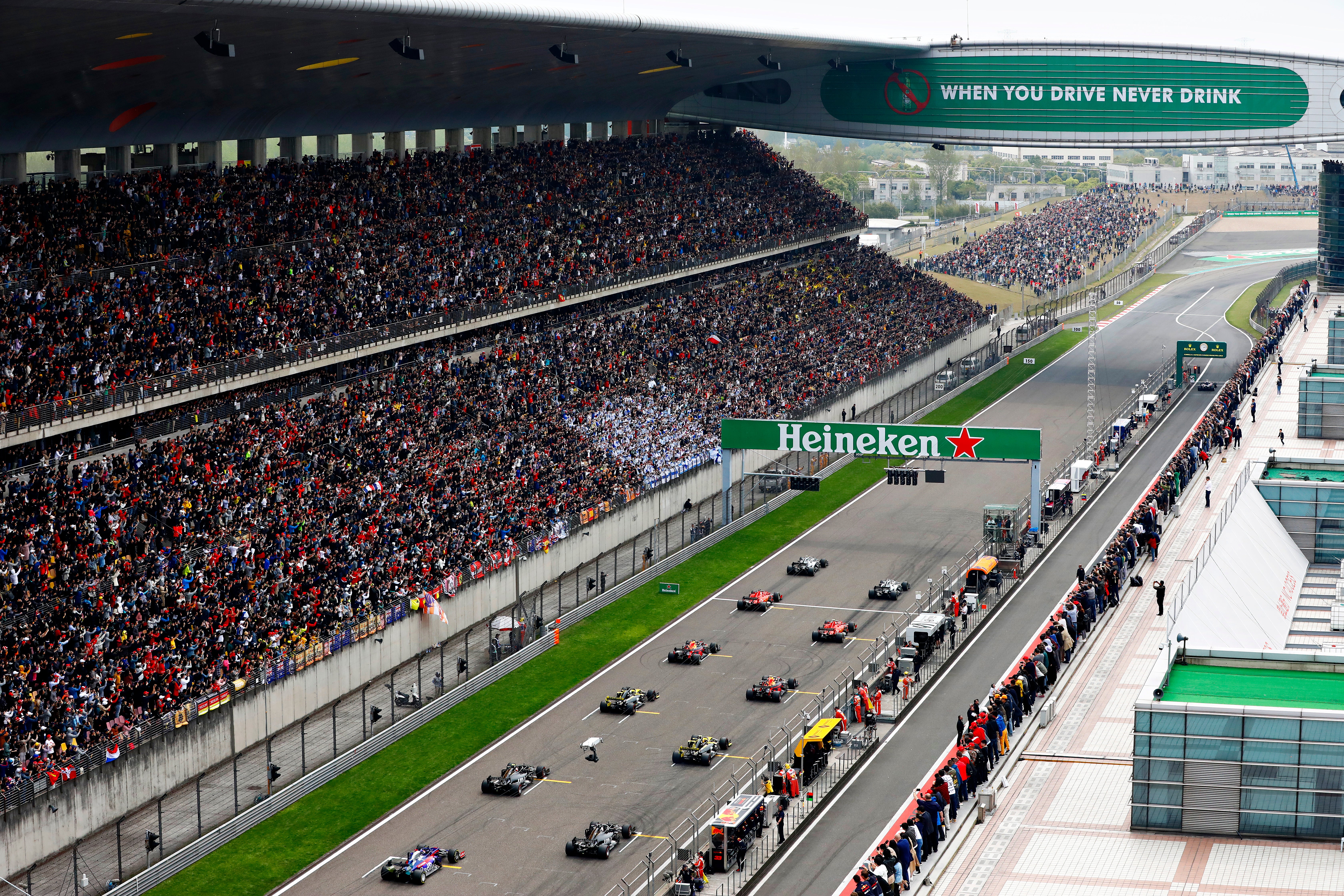 F1 returns to the Shanghai International Circuit for the first time in five years