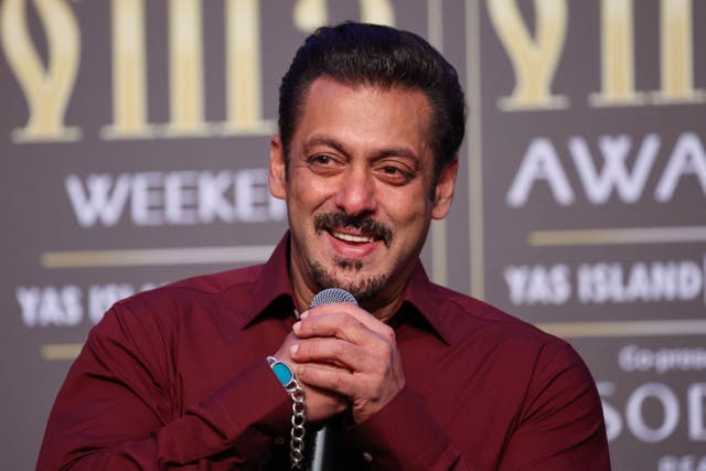<p>Salman Khan speaks during a press conference ahead of the 23rd edition of the International Indian Film Academy Awards in Abu Dhabi </p>