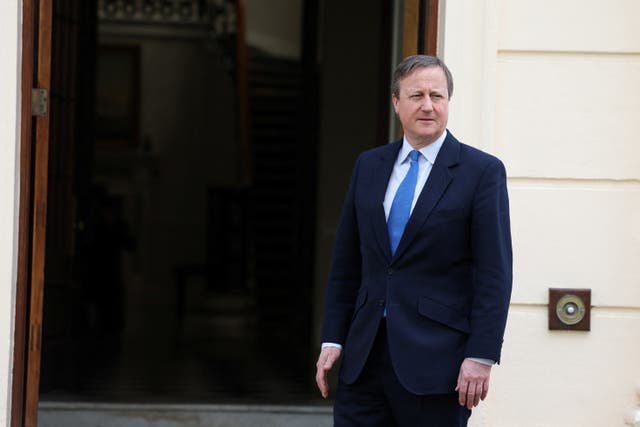 <p>Foreign secretary David Cameron has said that proscribing the force was something ministers were keeping under review</p>