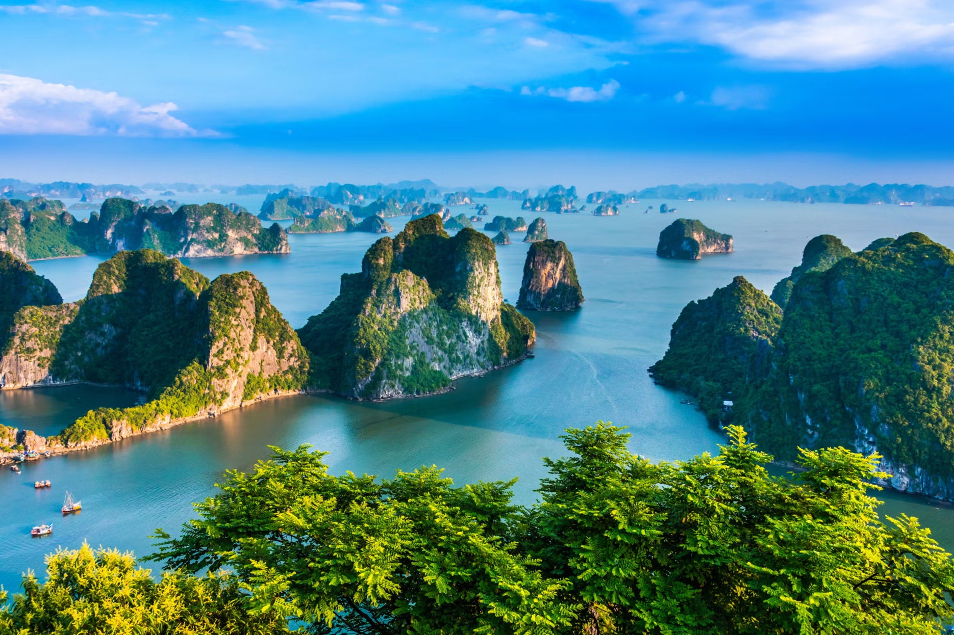 Top picks for a holiday in Vietnam include the floating rocks of Ha Long Bay