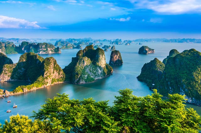 <p>Top picks for a holiday in Vietnam include the floating rocks of Ha Long Bay </p>