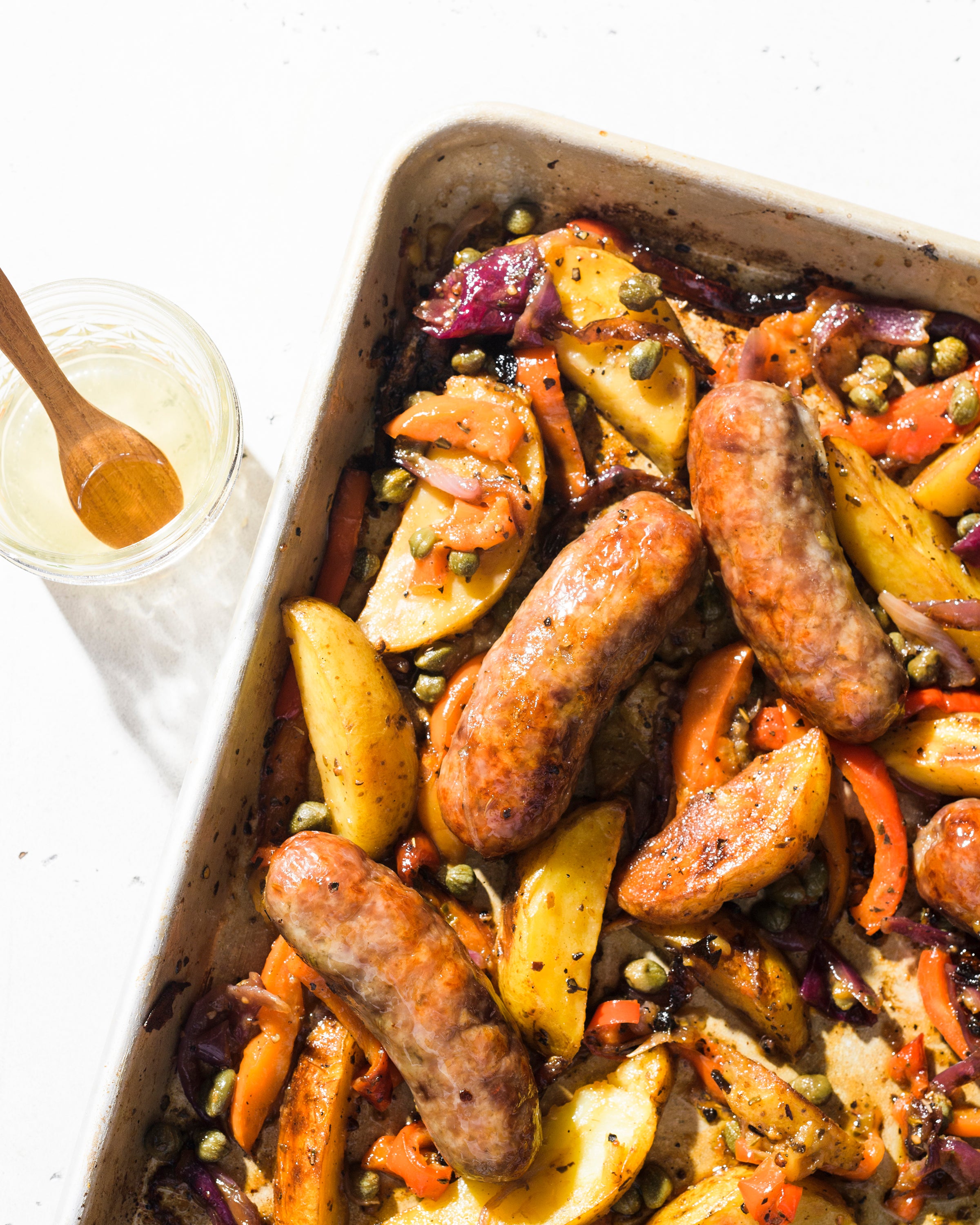 Food-MilkStreet-Sausage Potato Traybake