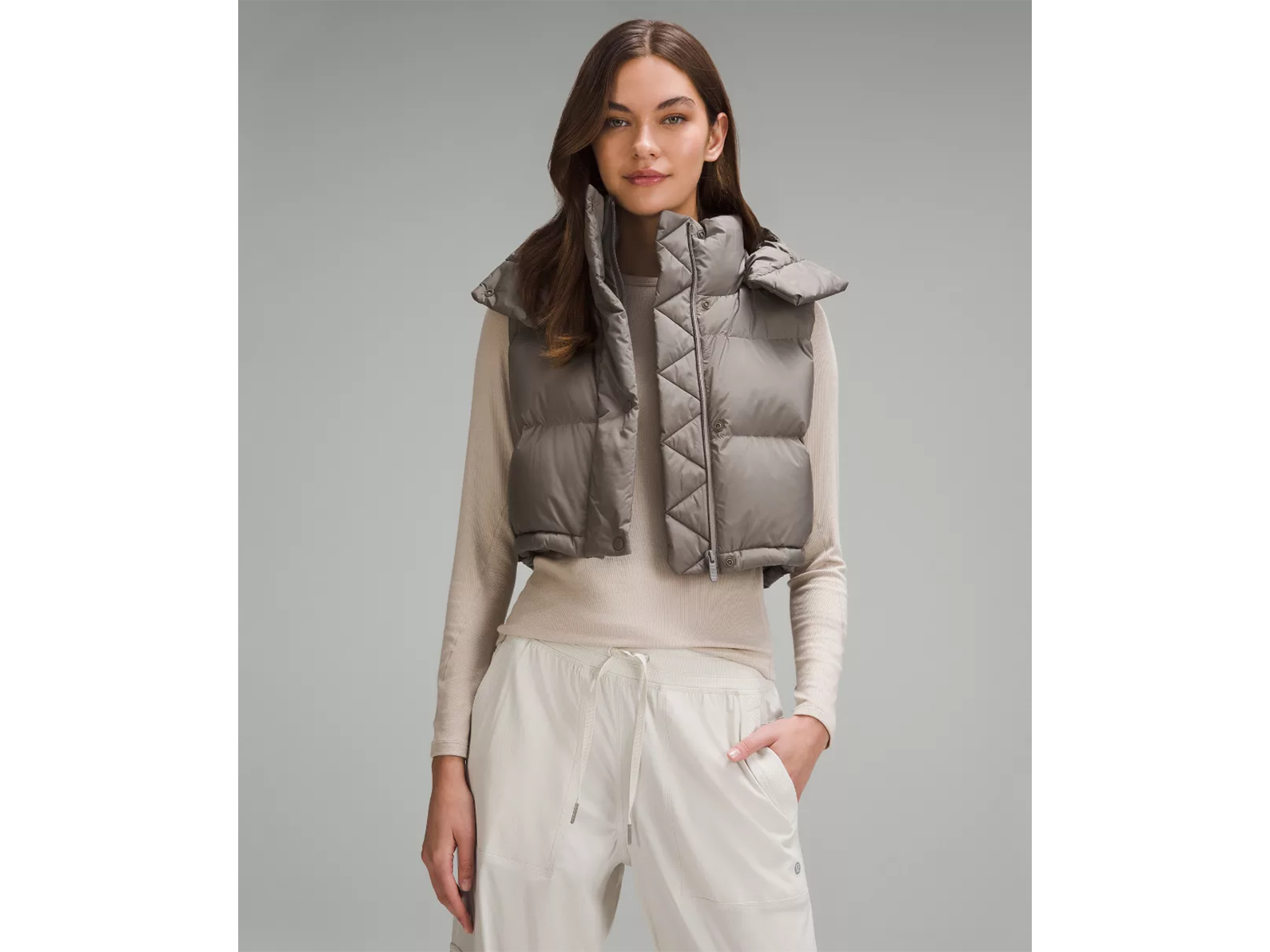 best spring jackets 2024 review indybest Lululemon wunder puff super-cropped vest