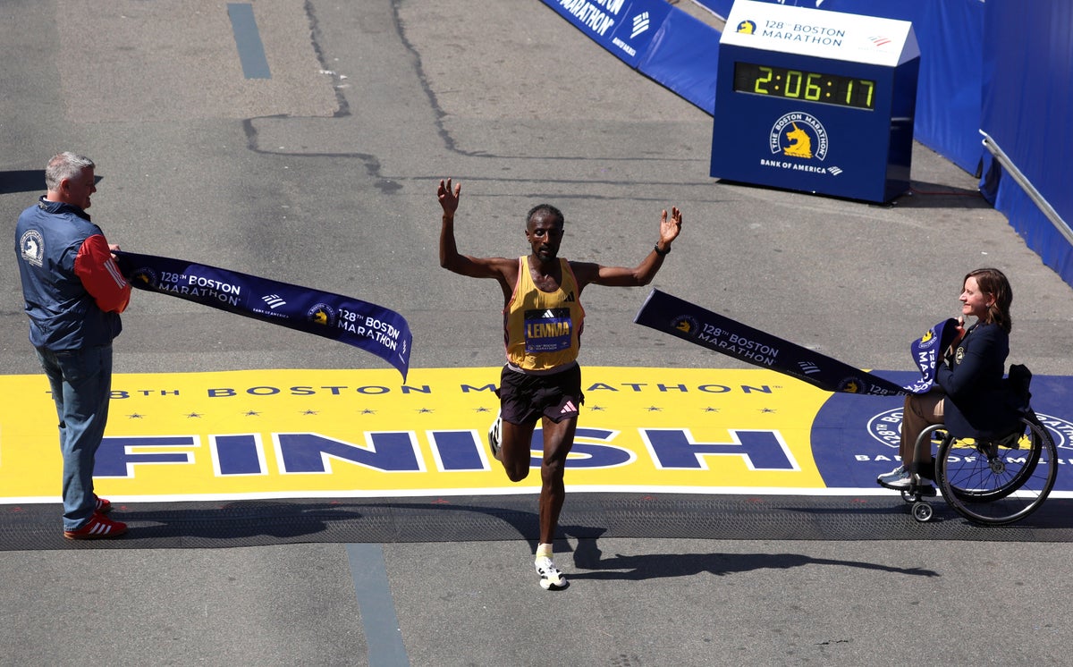 Boston Marathon 2024 LIVE: Results as Sisay Lemma wins but misses course record
