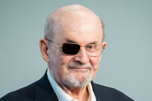 <p>Salman Rushdie pictured in 2023</p>