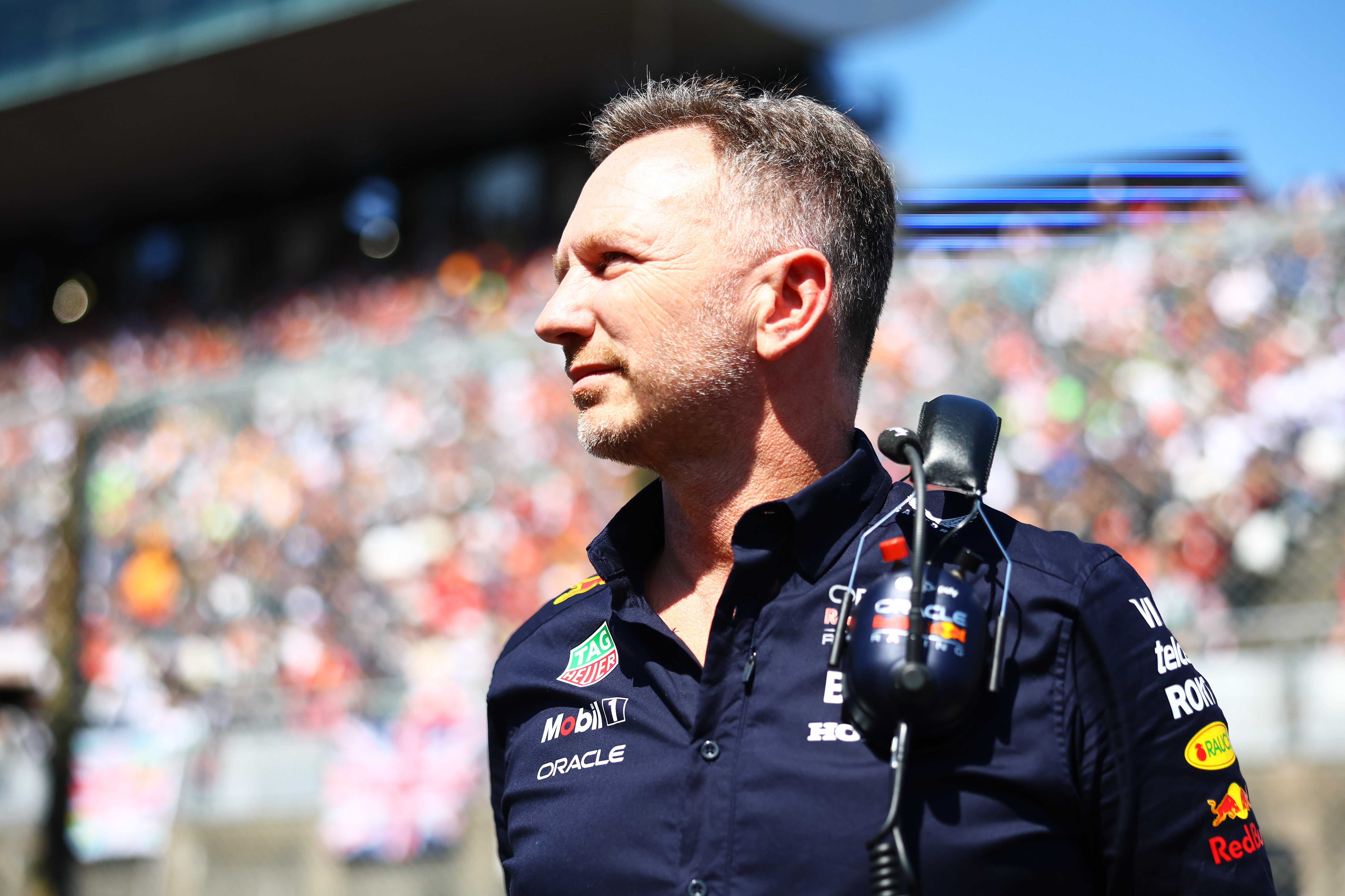 Christian Horner has been present at every F1 race this season while his female colleague is currently suspended