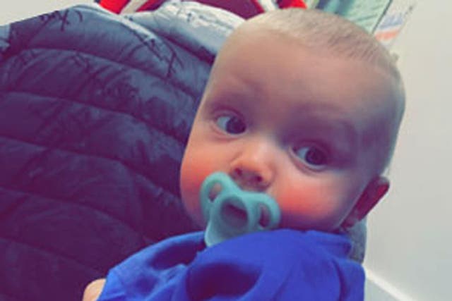 <p>Seven-month-old Charlie Goodall died in hospital after being found unresponsive in the bath at his home in Chilton, County Durham, in February 2022 (Durham Constabulary/PA)</p>