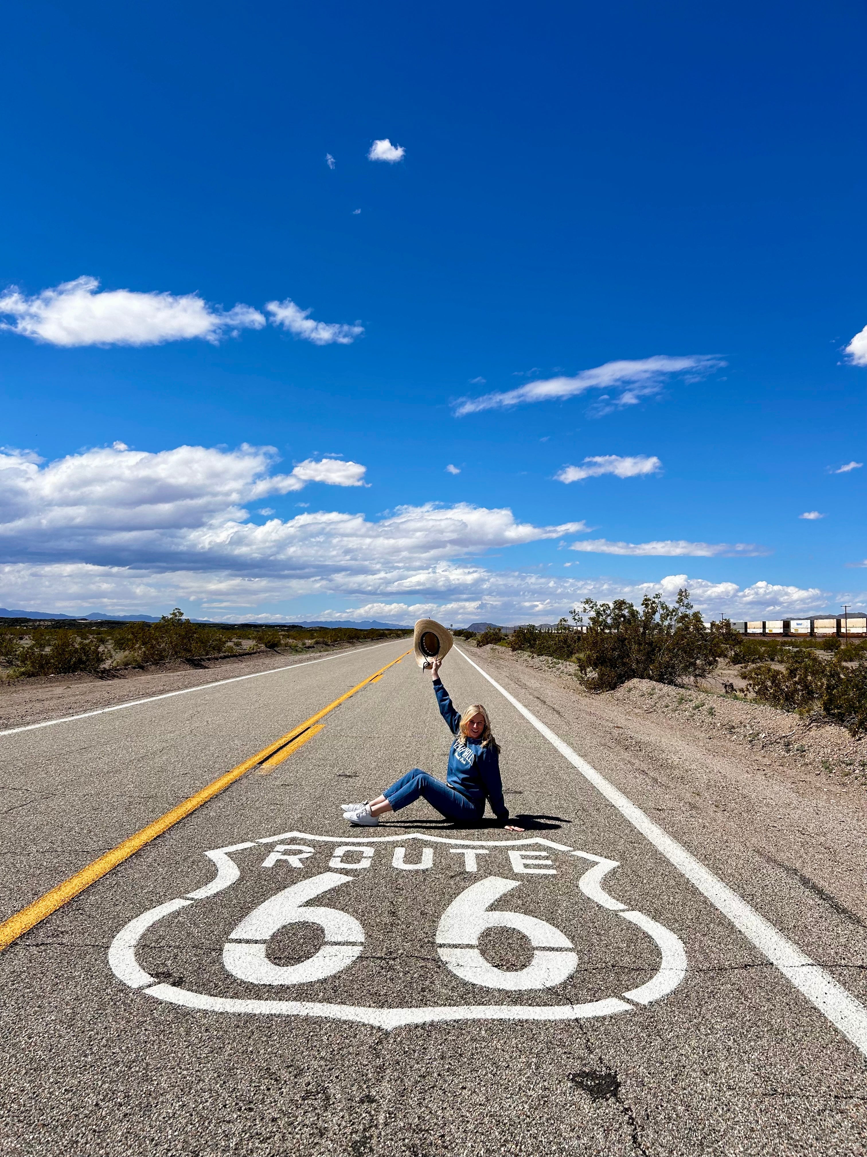 The ‘desert route’ takes in a short section of the famous Route 66