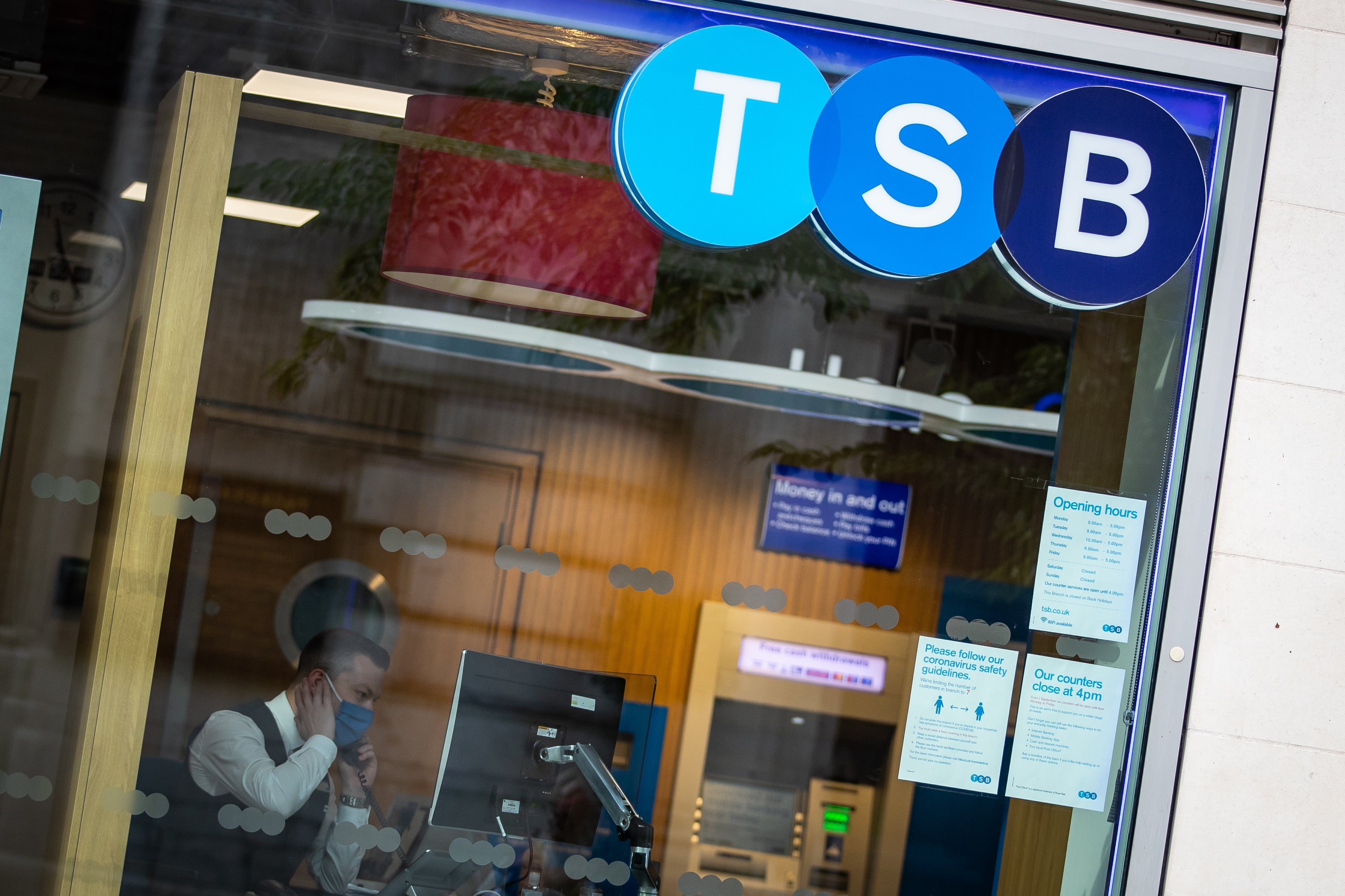 A TSB bank on Cheapside, London