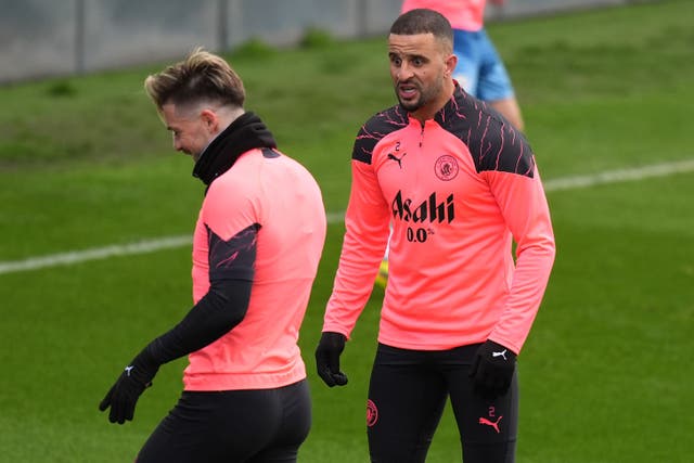 <p>Kyle Walker, right, is available after injury </p>