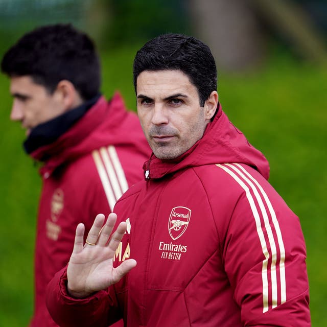 Mikel Arteta wants Arsenal to change the narrative (Adam Davy/PA)