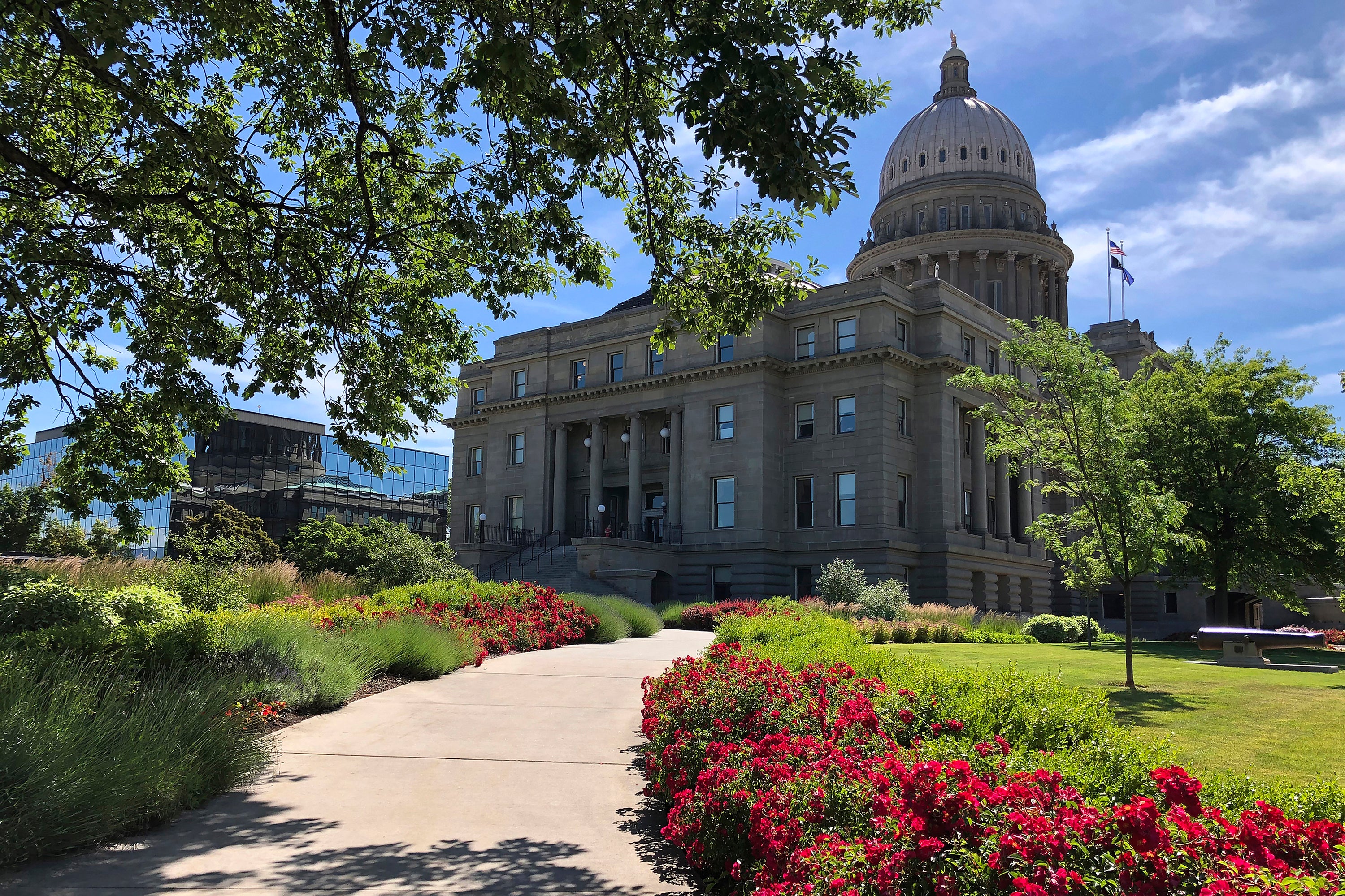 The Idaho State Capitol in Boise, Idaho