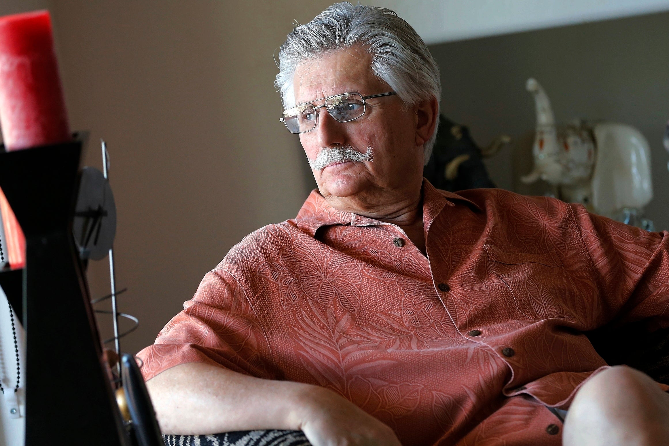 Goldman sits in his home in Peoria, Arizona, on May 20, 2014. He is now demanding $117 million from Simpson’s estate