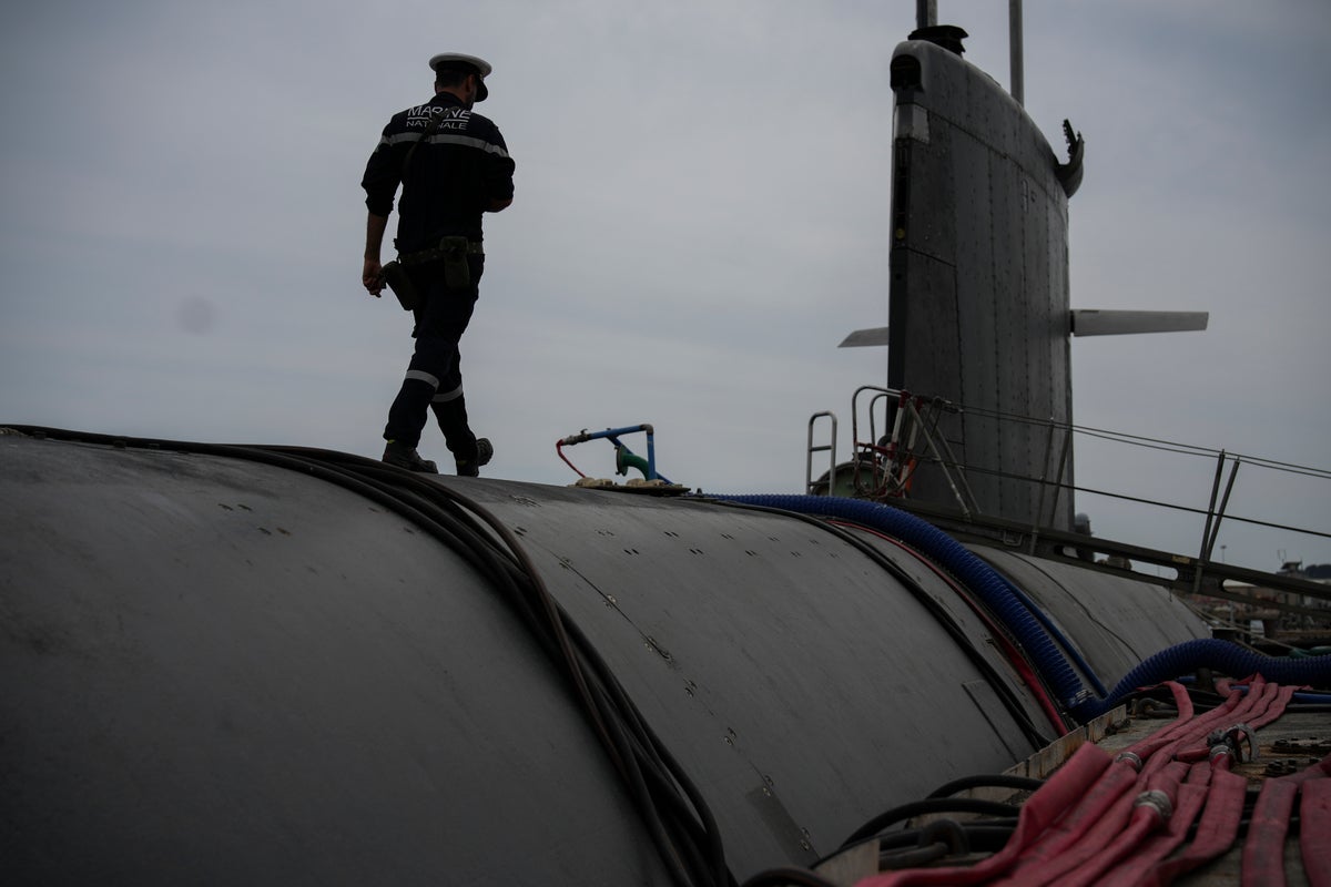 Illegal drone shot down at nuclear submarine base
