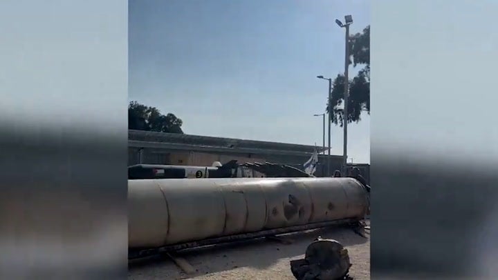 <p>IDF releases video claiming to show ballistic missile with 400kg of explosives fired by Iran.</p>