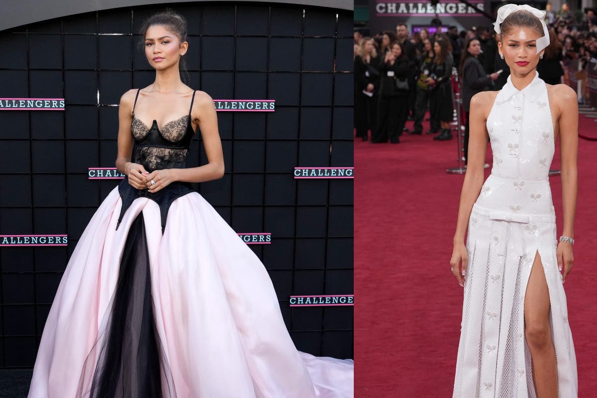 From tennis fashion to lace gowns: Zendaya’s best looks promoting Challengers