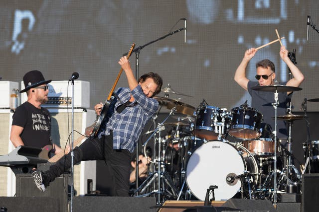 Pearl Jam (Suzan Moore/PA)