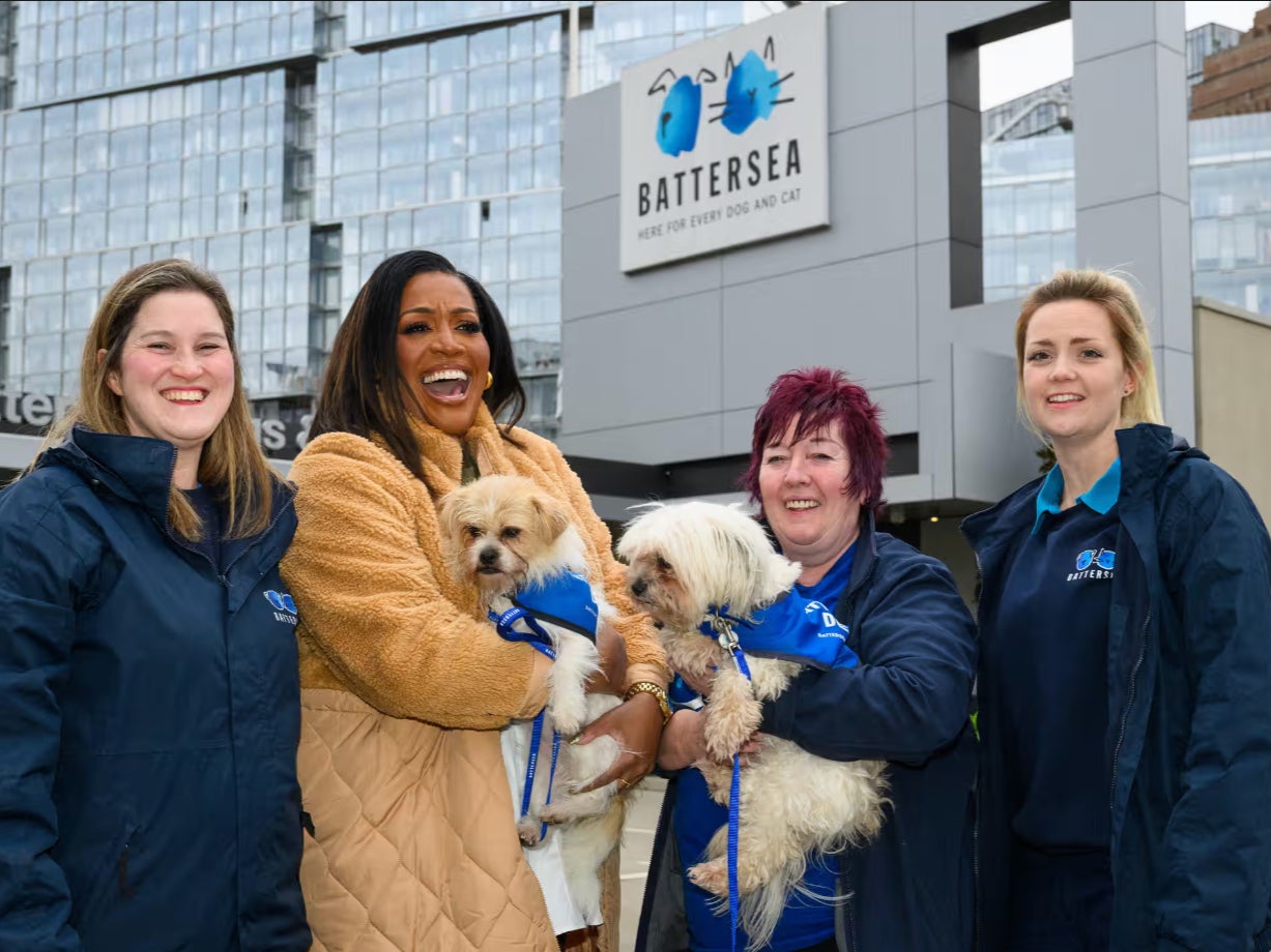 Alison Hammond with the ‘For the Love of Dogs’ team