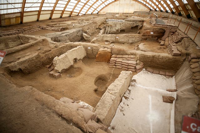 <p>The 8,600-year-old bread was found at the Neolithic archeological site of Çatalhöyük</p>
